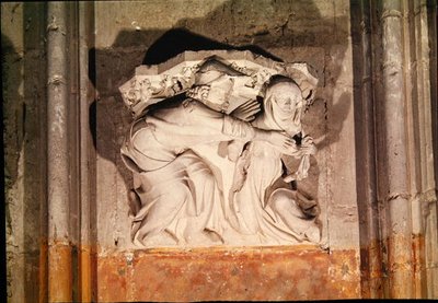 Une scène galante, de la console dans le transept - French School